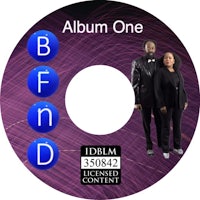 a cd with the word album one on it